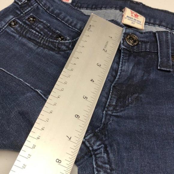 VINTAGE TRUE RELIGION CASEY SKINNY JEANS 27x28 MADE IN USA 🇺🇸 - Picture 10 of 12